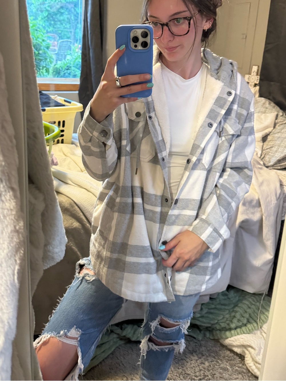 Sherpa shacket
